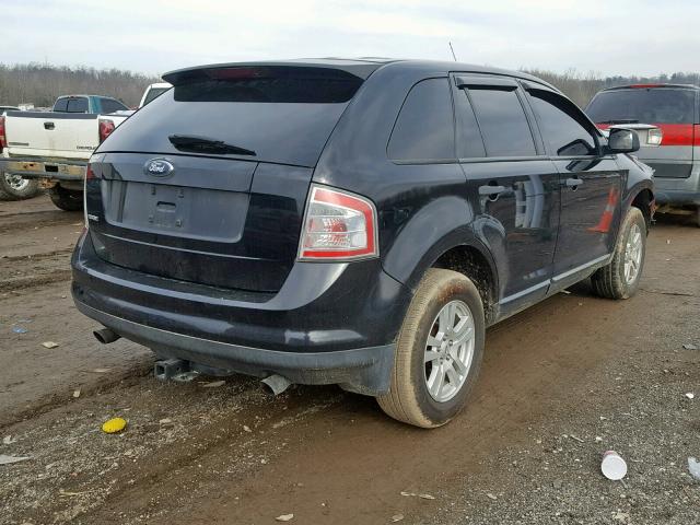 2FMDK36C17BA82145 - 2007 FORD EDGE SE BLACK photo 4