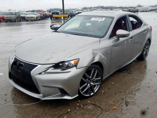 JTHBA1D26G5011636 - 2016 LEXUS IS 200T GRAY photo 2