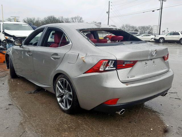 JTHBA1D26G5011636 - 2016 LEXUS IS 200T GRAY photo 3