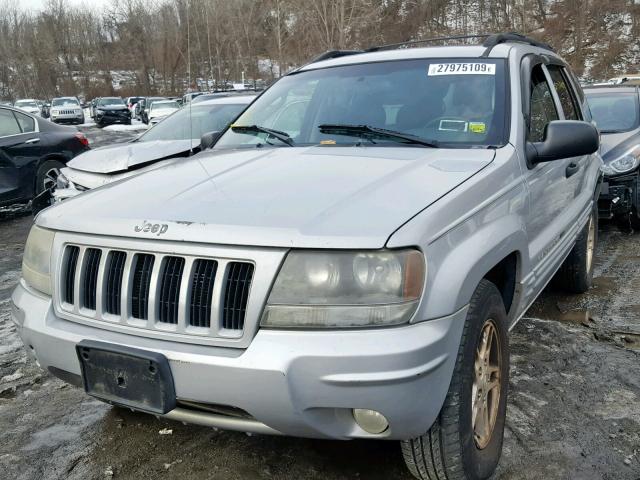 1J4GW48SX4C159391 - 2004 JEEP GRAND CHER GRAY photo 2