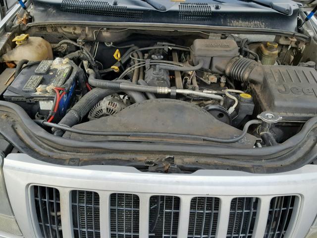 1J4GW48SX4C159391 - 2004 JEEP GRAND CHER GRAY photo 7