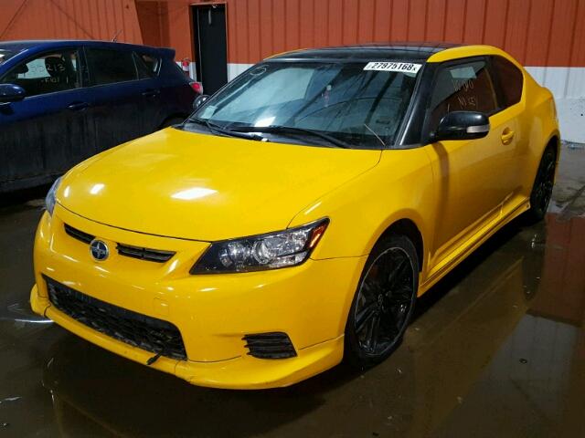 JTKJF5C73C3026547 - 2012 TOYOTA SCION TC 黄色 照片 2