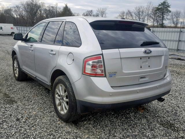 2FMDK4JC9ABB32679 - 2010 FORD EDGE SEL SILVER photo 3