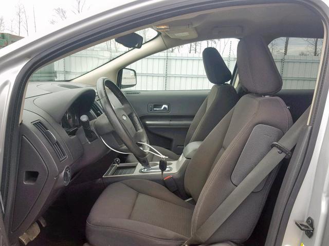 2FMDK4JC9ABB32679 - 2010 FORD EDGE SEL SILVER photo 5