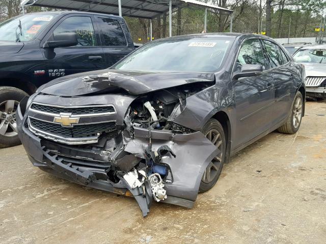 1G11C5SA1DF346102 - 2013 CHEVROLET MALIBU 1LT GRAY photo 2