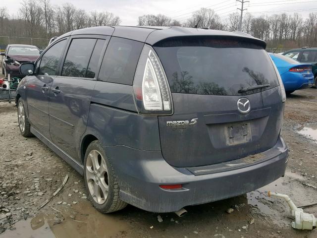 JM1CR293380312370 - 2008 MAZDA 5 BLUE photo 3