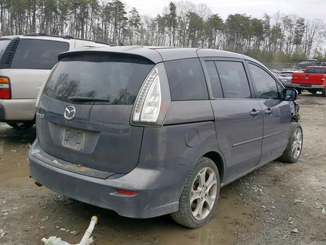 JM1CR293380312370 - 2008 MAZDA 5 BLUE photo 4