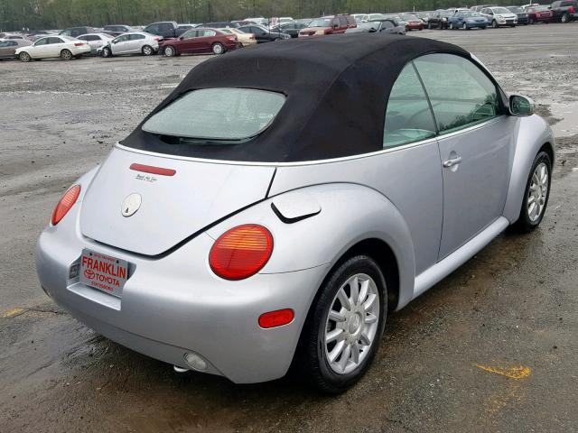 3VWCM21Y14M309381 - 2004 VOLKSWAGEN NEW BEETLE Gümüş foto 4