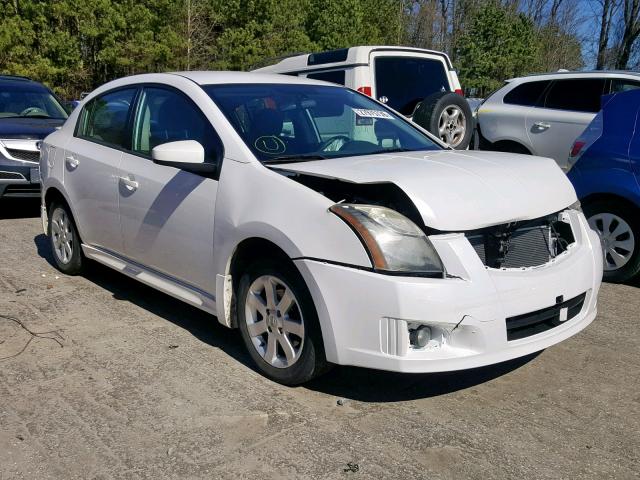 3N1AB6AP6AL729785 - 2010 NISSAN SENTRA 2.0 WHITE photo 1