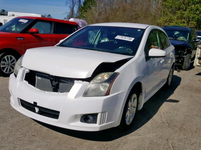 3N1AB6AP6AL729785 - 2010 NISSAN SENTRA 2.0 WHITE photo 2