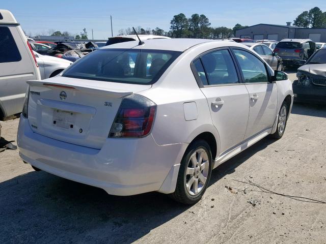 3N1AB6AP6AL729785 - 2010 NISSAN SENTRA 2.0 WHITE photo 4