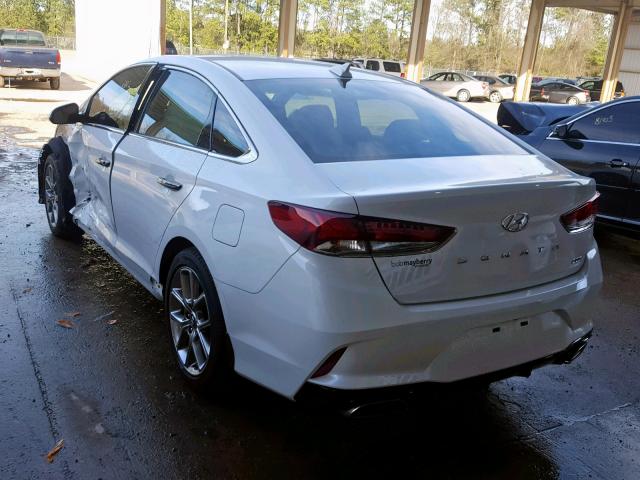 5NPE34ABXJH682359 - 2018 HYUNDAI SONATA SPO WHITE photo 3