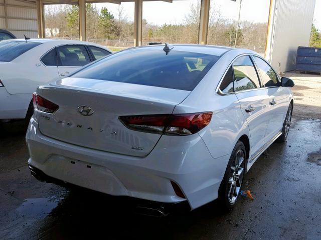 5NPE34ABXJH682359 - 2018 HYUNDAI SONATA SPO WHITE photo 4