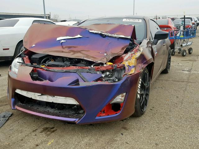 JF1ZNAA15F8711098 - 2015 TOYOTA SCION FR-S TWO TONE photo 2