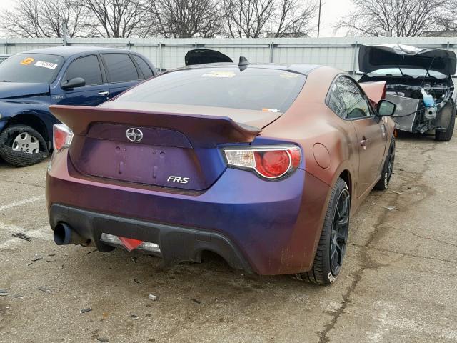 JF1ZNAA15F8711098 - 2015 TOYOTA SCION FR-S TWO TONE photo 4