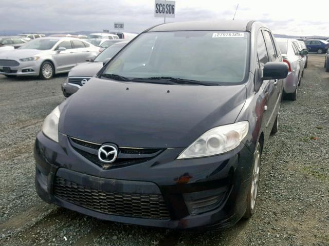 JM1CR293790334342 - 2009 MAZDA 5 BLACK photo 2