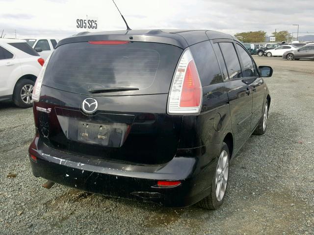 JM1CR293790334342 - 2009 MAZDA 5 BLACK photo 4