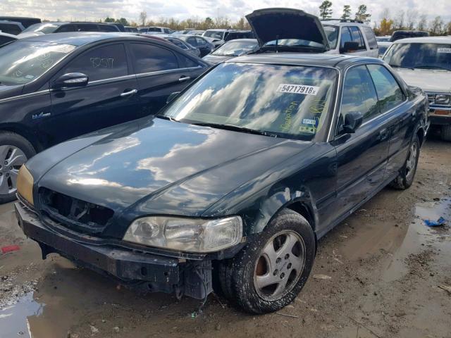 JH4UA3644VC006964 - 1997 ACURA 3.2TL GREEN photo 2