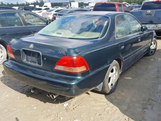 JH4UA3644VC006964 - 1997 ACURA 3.2TL GREEN photo 4