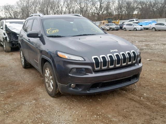 1C4PJMCS2EW258301 - 2014 JEEP CHEROKEE L GRAY photo 1