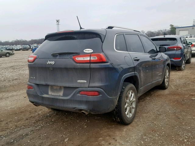 1C4PJMCS2EW258301 - 2014 JEEP CHEROKEE L GRAY photo 4