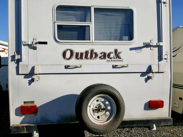 4YDT28R289B450357 - 2009 KEYSTONE OUTBACK WHITE photo 5