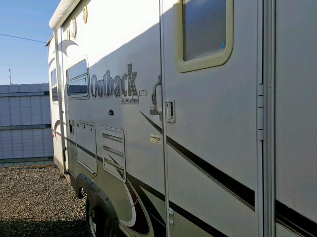 4YDT28R289B450357 - 2009 KEYSTONE OUTBACK WHITE photo 7