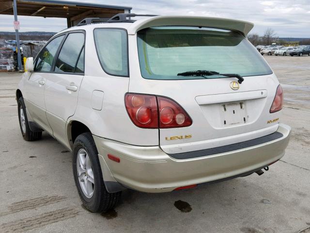 JT6HF10U8Y0127222 - 2000 LEXUS RX 300 WHITE photo 3