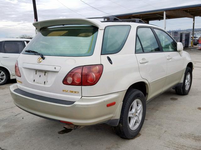 JT6HF10U8Y0127222 - 2000 LEXUS RX 300 WHITE photo 4