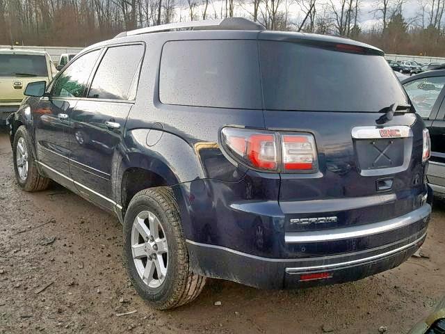 1GKKVPKD2FJ186375 - 2015 GMC ACADIA SLE BLUE photo 3