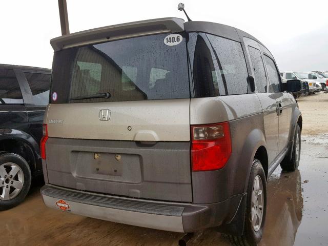 5J6YH18563L009378 - 2003 HONDA ELEMENT EX GRAY photo 4