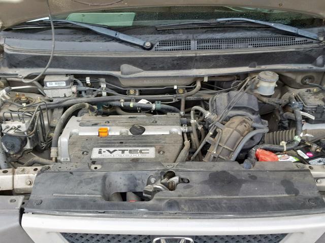 5J6YH18563L009378 - 2003 HONDA ELEMENT EX GRAY photo 7