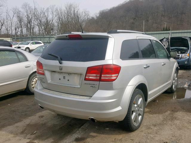 3D4PH9FV9AT249662 - 2010 DODGE JOURNEY R/ SILVER photo 4