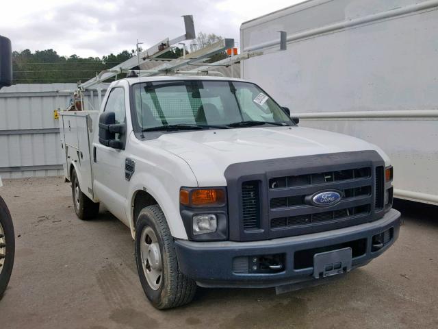 1FDWF30568EC95685 - 2008 FORD F350 SRW S WHITE photo 1