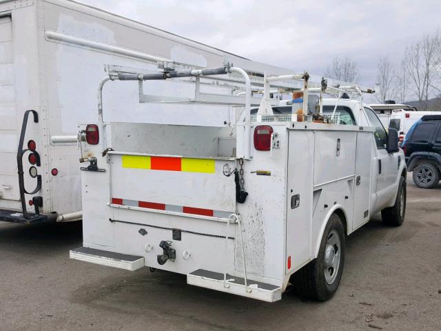 1FDWF30568EC95685 - 2008 FORD F350 SRW S WHITE photo 4