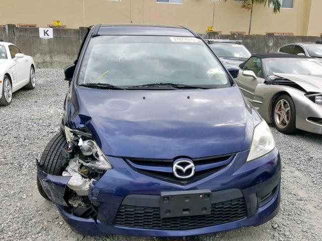 JM1CR2W35A0369180 - 2010 MAZDA 5 BLUE photo 9