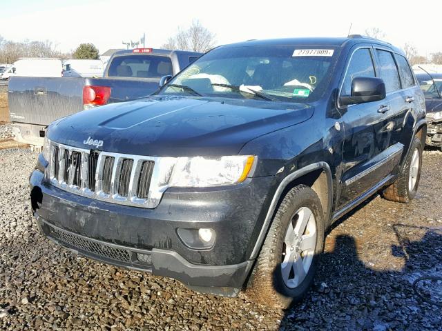 1J4RR4GG9BC511595 - 2011 JEEP GRAND CHER BLACK photo 2