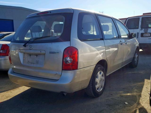 JM3LW28A330378054 - 2003 MAZDA MPV WAGON GOLD photo 4