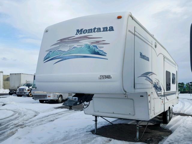 4YDF2952824059194 - 2002 KEYSTONE MONTANA WHITE photo 2