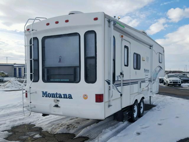 4YDF2952824059194 - 2002 KEYSTONE MONTANA WHITE photo 4