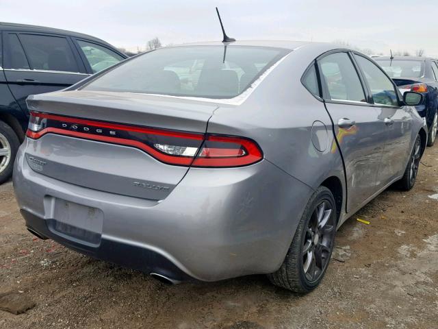 1C3CDFBB6GD578937 - 2016 DODGE DART SXT GRAY photo 4