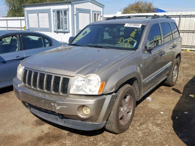 1J8HR48N25C723296 - 2005 JEEP GRAND CHER BROWN photo 2