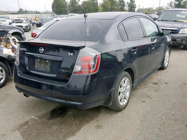 3N1AB6AP4BL617603 - 2011 NISSAN SENTRA 2.0 BLACK photo 4