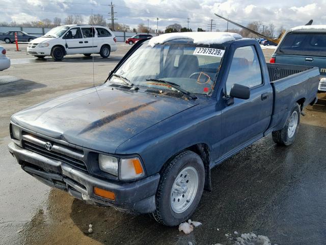 JT4RN81A4R5189458 - 1994 TOYOTA PICKUP 1/2 GREEN photo 2