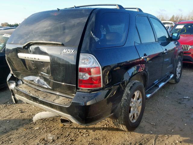 2HNYD188X5H547636 - 2005 ACURA MDX TOURIN BLACK photo 4