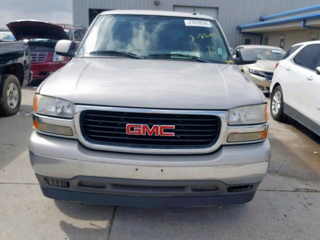 1GKEC13V95R185506 - 2005 GMC YUKON SILVER photo 9