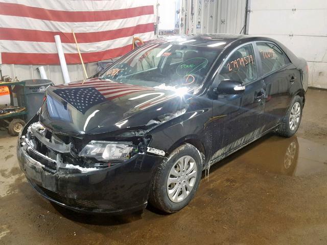 KNAFU4A21A5180922 - 2010 KIA FORTE EX BLACK photo 2