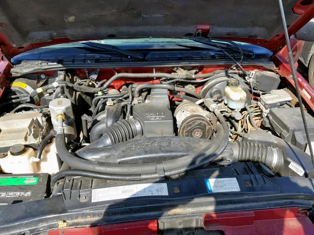 1GTCS1951Y8217601 - 2000 GMC SONOMA RED photo 7