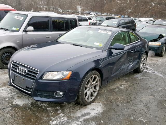 WAUCFAFR9CA001151 - 2012 AUDI A5 PREMIUM BLUE photo 2