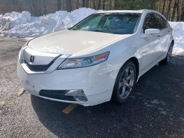 19UUA9F56A009661 - 2010 ACURA TL AWD WHITE photo 2